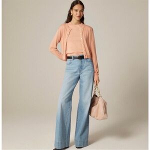 J. Crew Peach Cardigan Sweater